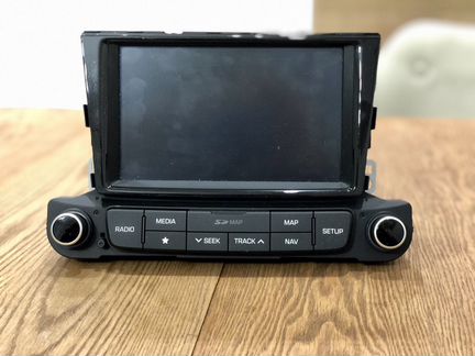 Штатное головное устройство от hyundai solaris (ор