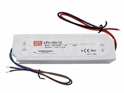 Светодиодный драйвер LPV-100-12