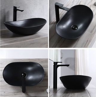 Раковина Bocchi черная матовая