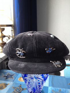 Кепка вельвет