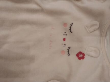 2 Боди слитное mothercare 3-6 и 6-9 мес