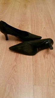 Туфли-лодочки кожаные