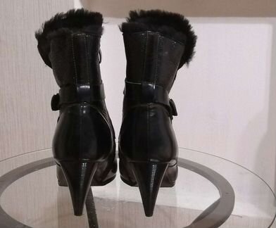 Полусапожки полностью натуральная кожа и мех