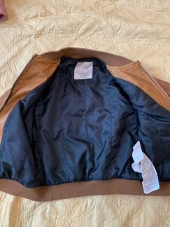 Кожаная куртка Zara