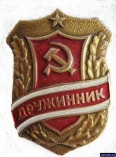 Значок дружинник (СССР)