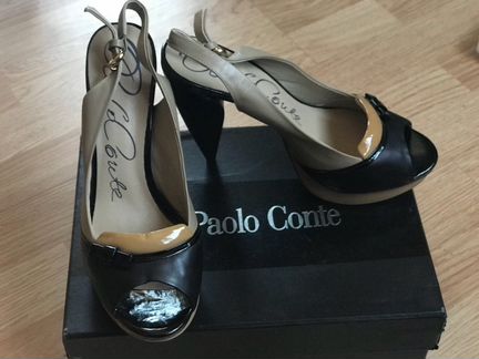 Paolo Conte босоножки кожа