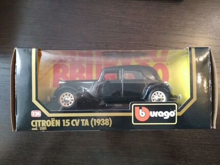 Citroen 15 cv ta (1938) модель 1/24
