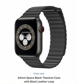 Apple Watch 6 edition titanium 44mm black