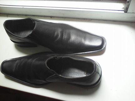 Ботинки кожа