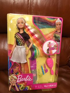 Новая Barbie с радужной причёской оригинал