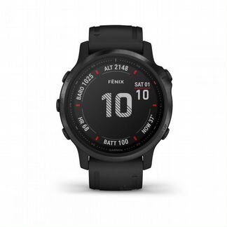 Часы Garmin Fenix 6s Pro (Black wt Black Band)