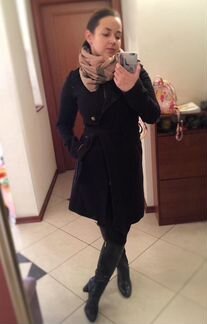 Пальто чёрное miss sixty