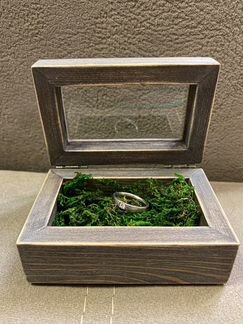 Коробочка для колец + свадебный гребень