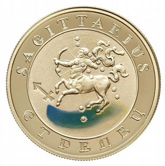Золотая монета Знаки Зодиака Армения 10000 драмм