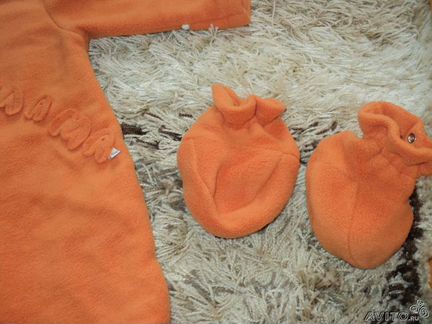 Флисовый комбинезон-мешок 74