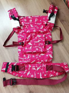 Рюкзак-кенгуру-слинг спортбэби, красный