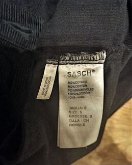 Вельветовые брюки Sasch Черные