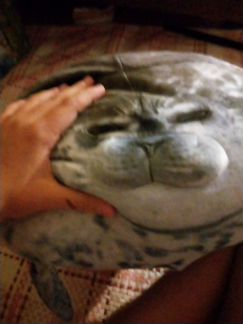 Игрушка подушка тюлень, морской котик