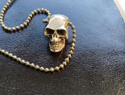 Череп Подвеска Серебро (925) king baby