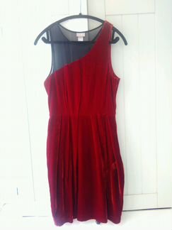 Платье бархатное