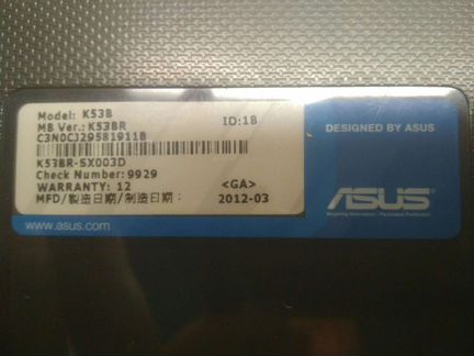 Asus k53br