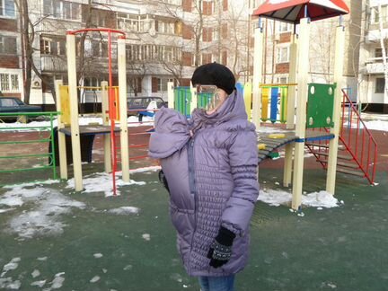 Слингокуртка 3в1 I love mum зимняя