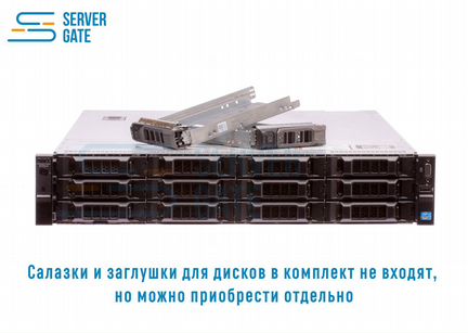 Сервер dell R720 12LFF+2SFF / 2xE5-2643v2 / 32 GB
