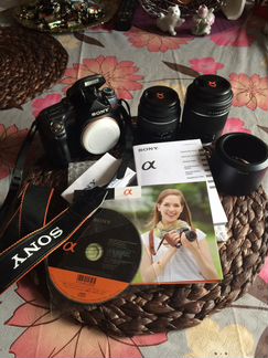Фотоаппарат Sony a550 dslr + два объектива. В пода