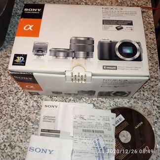 Беззеркальный фотоаппарат Sony Nex-C3