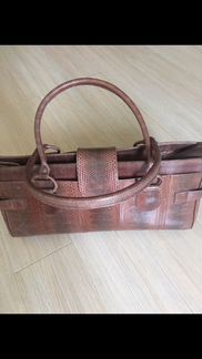 Сумка Fendic кожа змеи