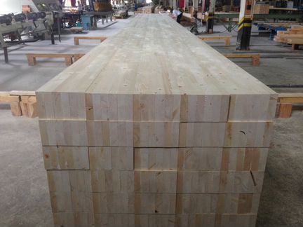 Клееный брус из хвои от производителя