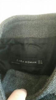 Пальто Zara серое размер м