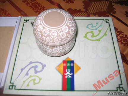 Корейская чайная пара+ хрусталь+антиквариат