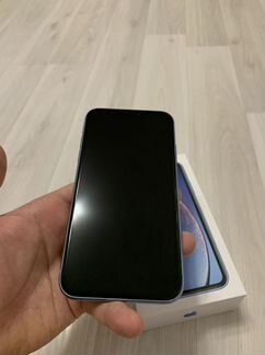 iPhone XR 64gb Ростест синий полный комплект