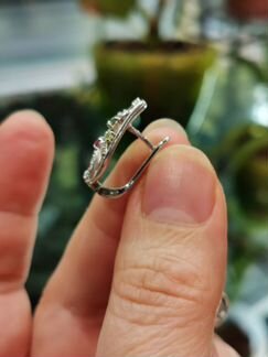Серебряный комплект с турмалинами