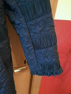 Пальто демисезонное, 50 разм. Узорчатая простежка