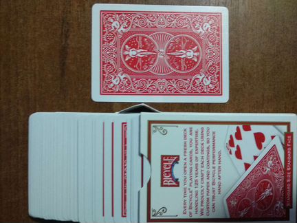 54 карты все с двойной рубашкой