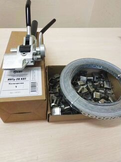 Инструмент для натяжения, резки стальной ленты