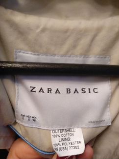 Тренч (плащ) zara