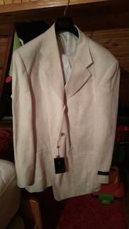 Новый костюм pierre cardin размер 58R белый