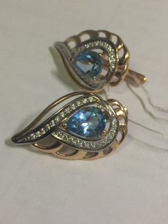 Золотые серьги