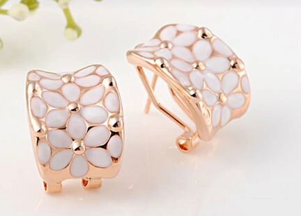 Комплект бижутерии эмаль (новый)