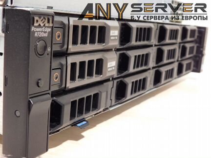 Сервер Dell R720xd 2x E5-2687W 128Gb H710 12x3.5