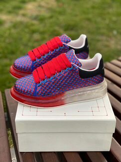 Кожаные кеды Alexander McQueen