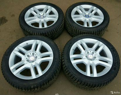 Mercedes GLE 166 зима шипы R20 в сборе шина диск