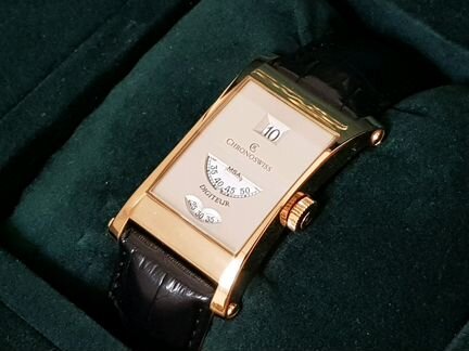 Chronoswiss Digiteur новые золотые