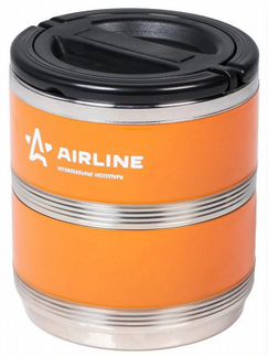 Термос Airline ланч-бокс для еды с ручкой, нерж