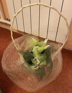 Корзина с декором
