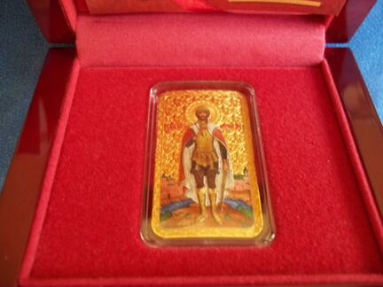 Монета святые александр невский серебро подарок