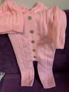 Комбинезон вязаный р 74